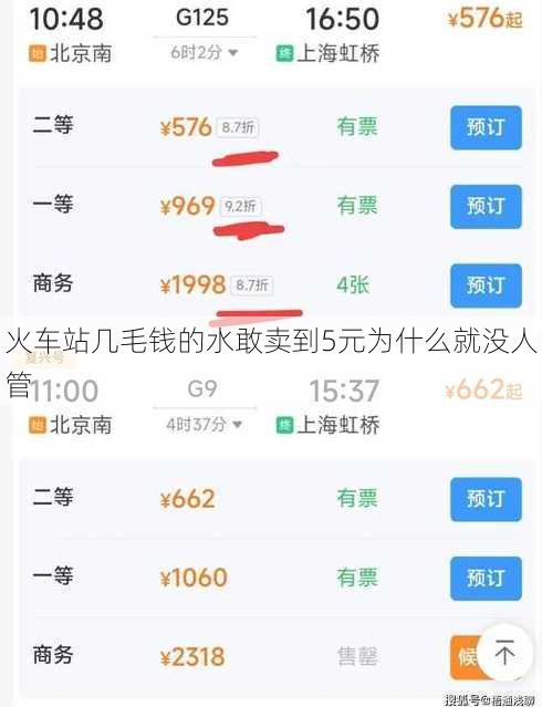 火车站几毛钱的水敢卖到5元为什么就没人管