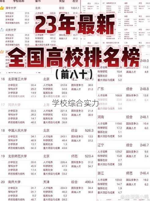 学校综合实力