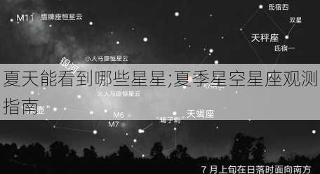 夏天能看到哪些星星;夏季星空星座观测指南