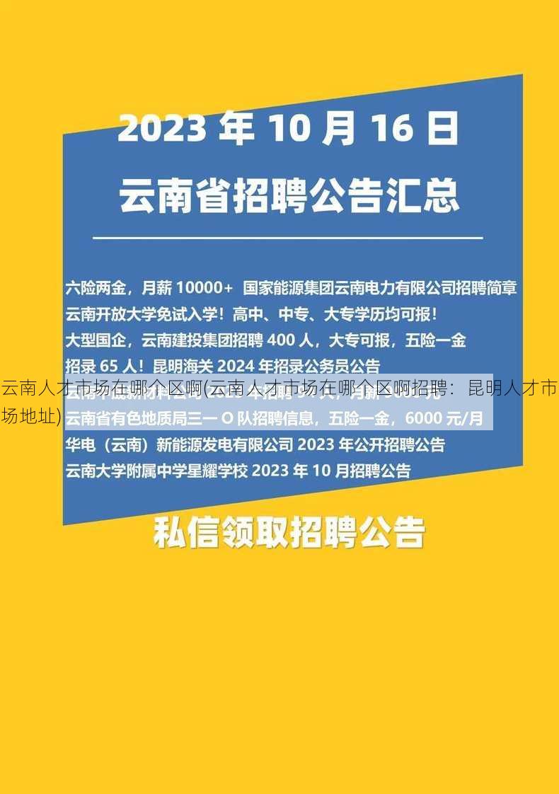 云南人才市场在哪个区啊(云南人才市场在哪个区啊招聘：昆明人才市场地址)