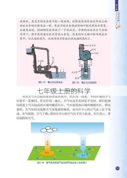 七年级上册的科学