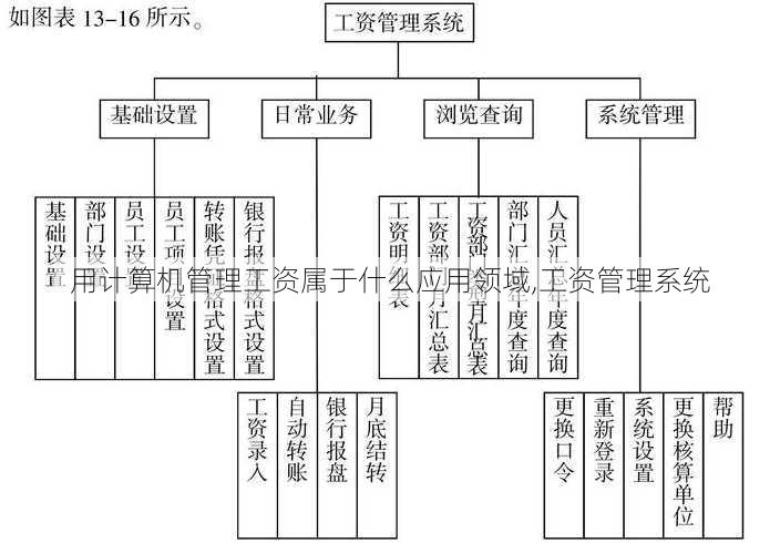 用计算机管理工资属于什么应用领域,工资管理系统