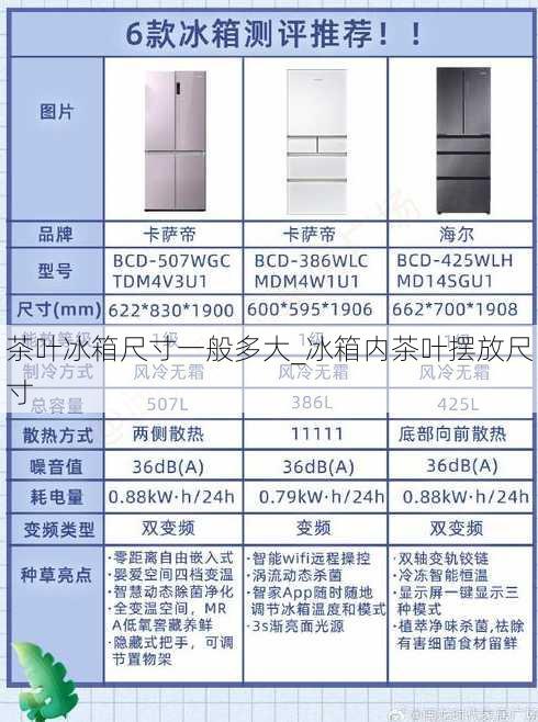 茶叶冰箱尺寸一般多大_冰箱内茶叶摆放尺寸