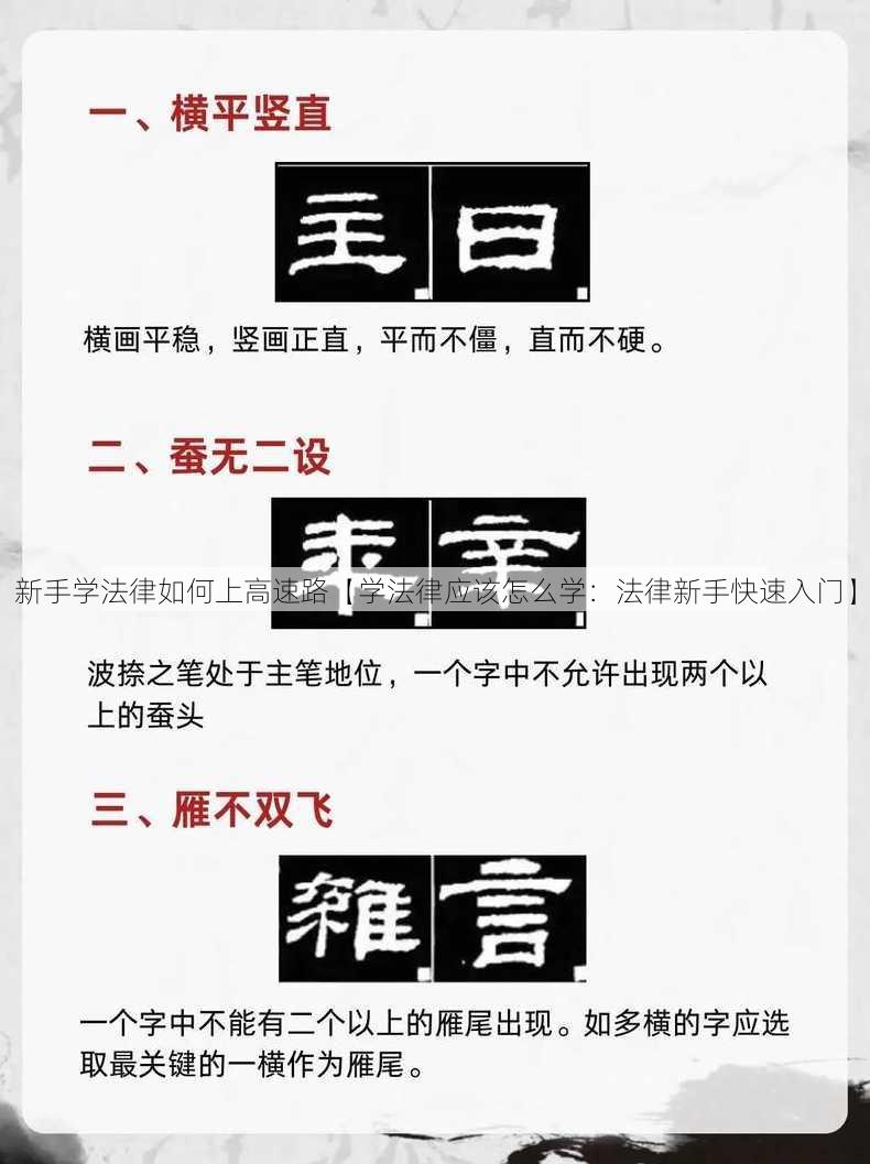 新手学法律如何上高速路【学法律应该怎么学：法律新手快速入门】