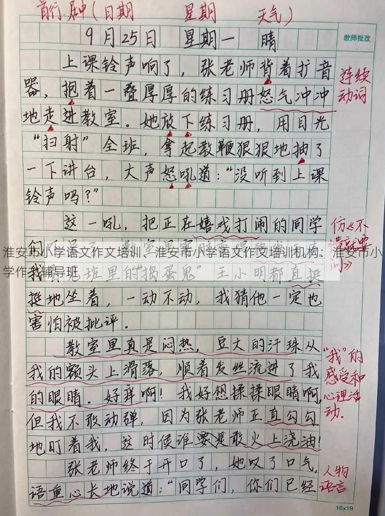 淮安市小学语文作文培训、淮安市小学语文作文培训机构：淮安市小学作文辅导班