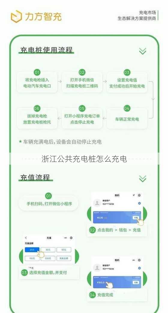 浙江公共充电桩怎么充电