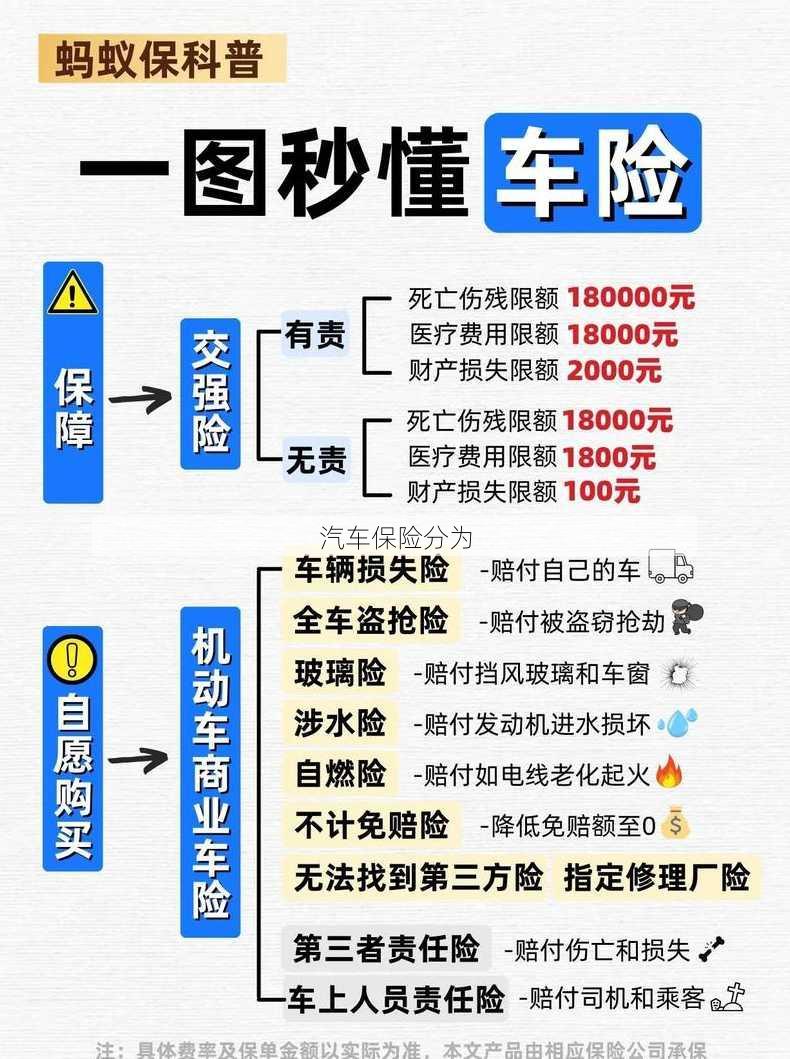 汽车保险分为