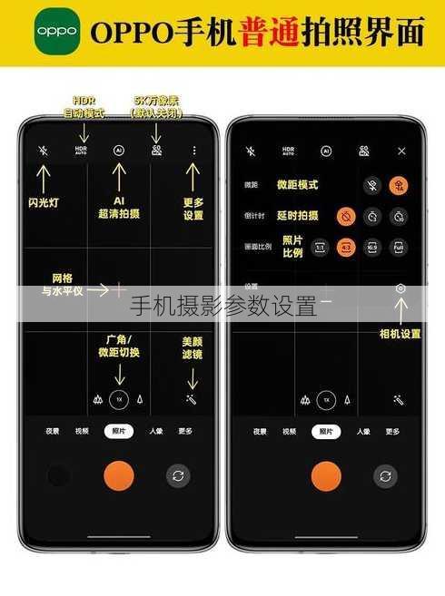 手机摄影参数设置