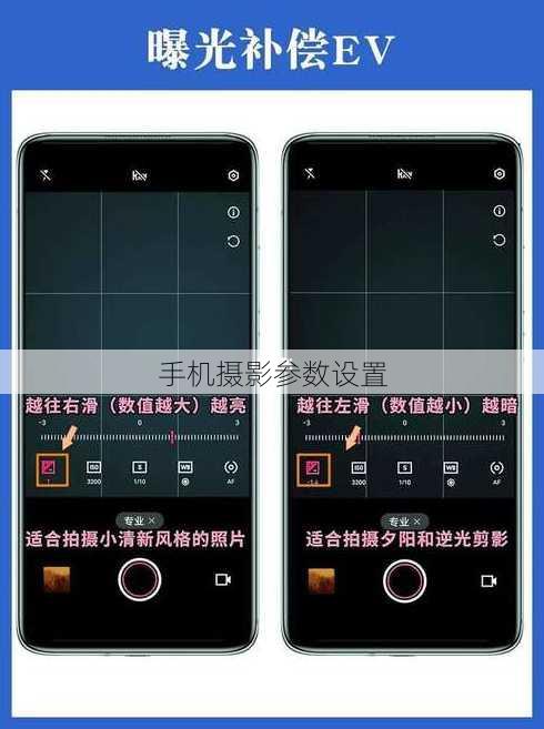 手机摄影参数设置