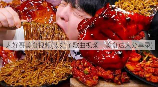 太好哥美食视频(太好了歌曲视频：美食达人分享录)