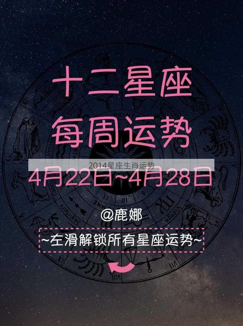 2014星座生肖运势