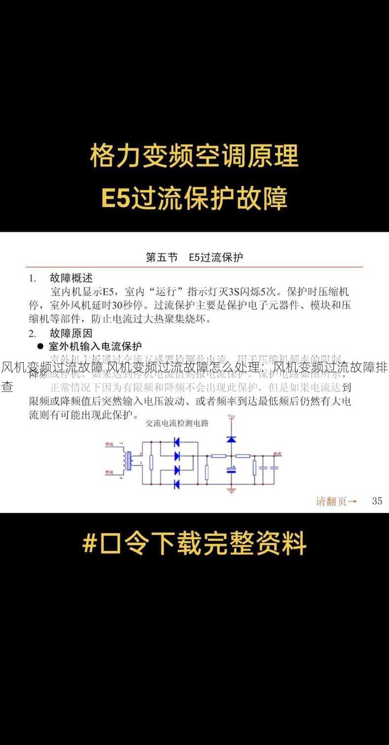 风机变频过流故障 风机变频过流故障怎么处理：风机变频过流故障排查