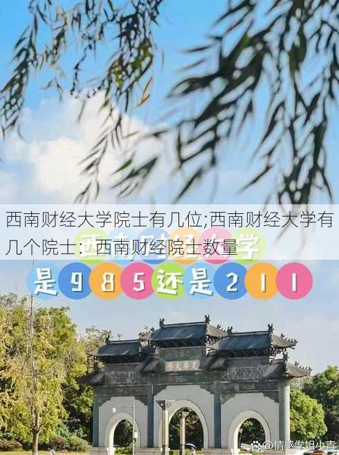 西南财经大学院士有几位;西南财经大学有几个院士：西南财经院士数量