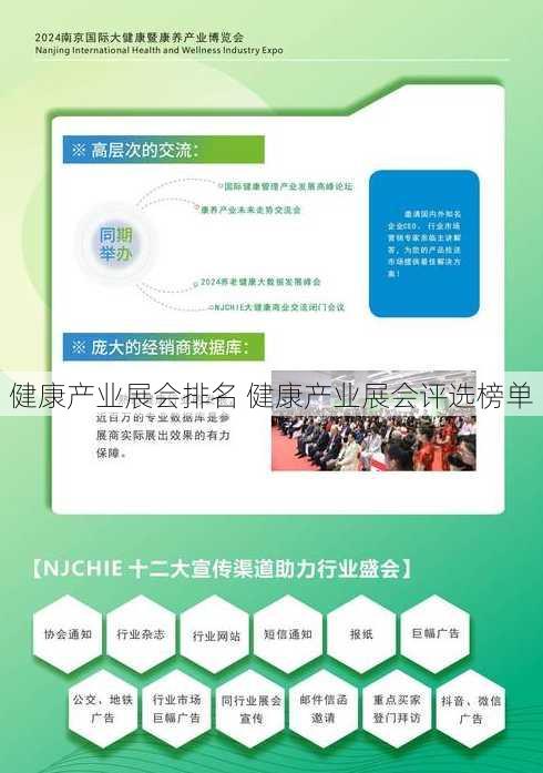 健康产业展会排名 健康产业展会评选榜单
