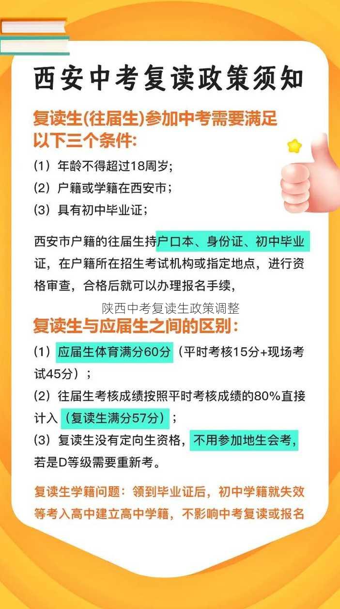 陕西中考复读生政策调整