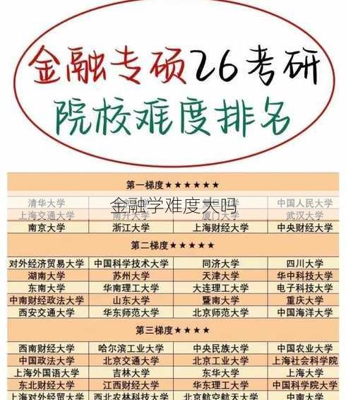 金融学难度大吗