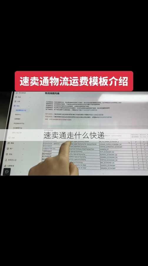 速卖通走什么快递