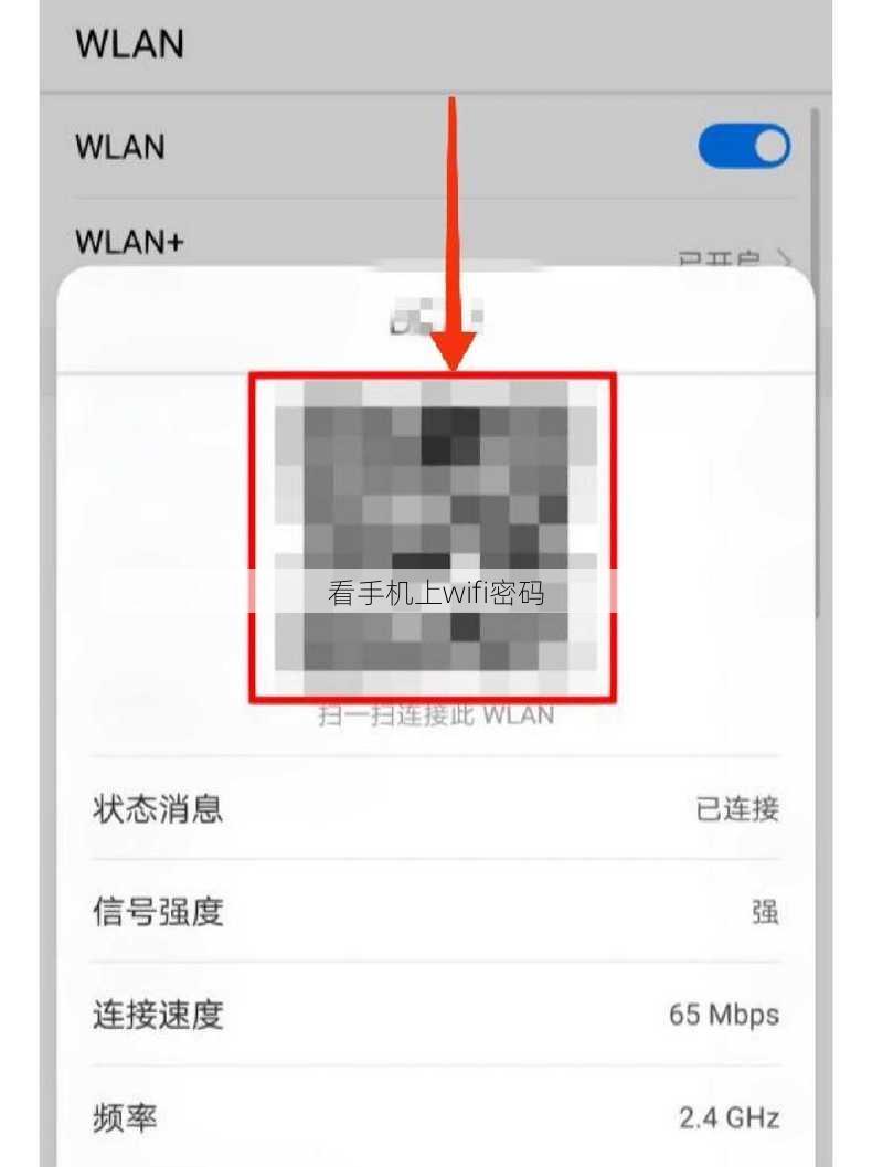 看手机上wifi密码