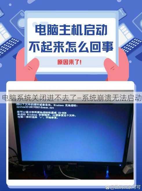 电脑系统关闭进不去了—系统崩溃无法启动
