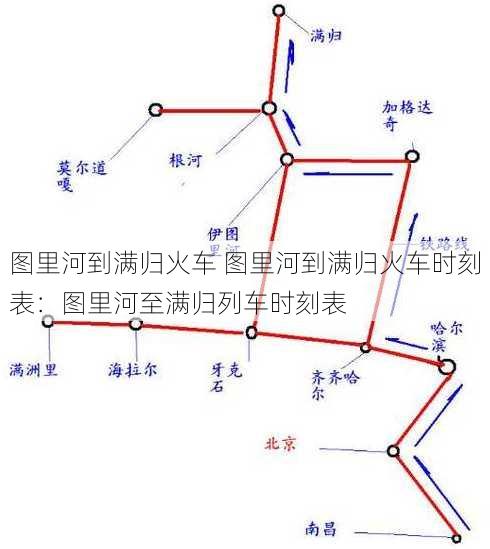 图里河到满归火车 图里河到满归火车时刻表：图里河至满归列车时刻表